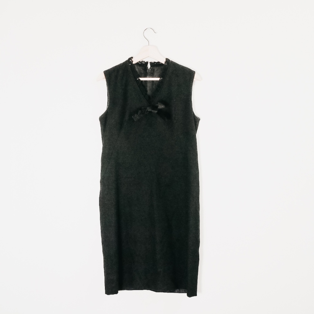 Vintage Jonathan Logan Wool Little Black Dress